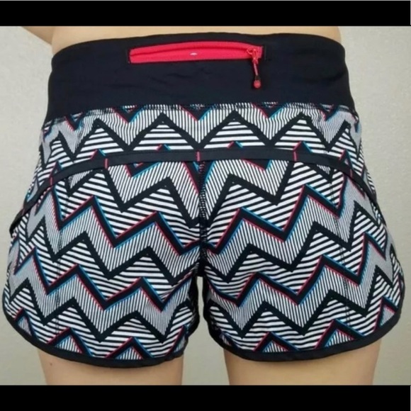 Lululemon Speed Short 2014 Seawheeze -3D Chevron 8 - Picture 4 of 10